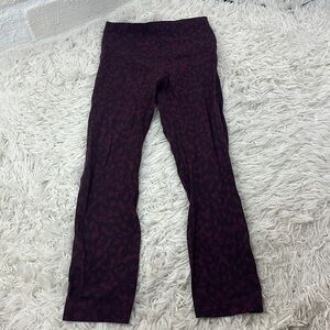 Lululemon Align Crop *21" Formation Camo Dark Adobe Multi